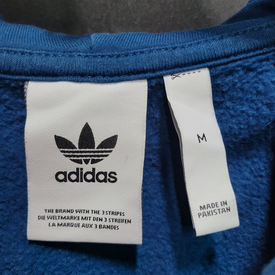 아디다스 불꽃 파이어버드 딥블루 후드 집업 상품이미지4