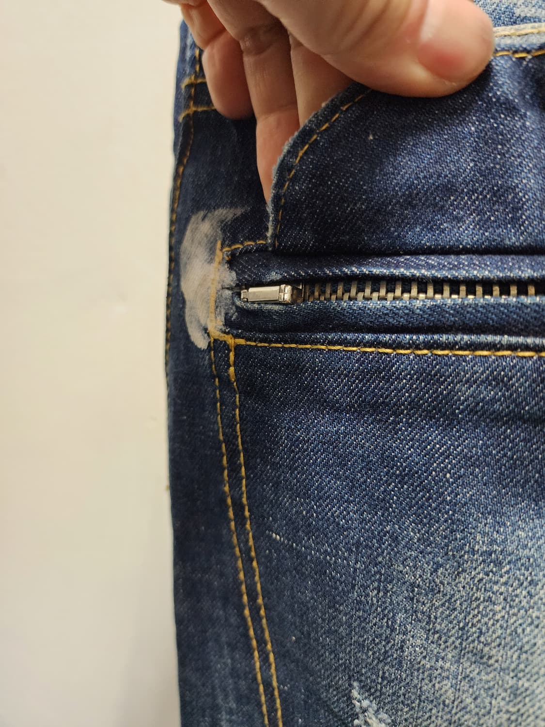 디스퀘어드2 지퍼 콜마이너 데미지 워싱 청바지 상품이미지6