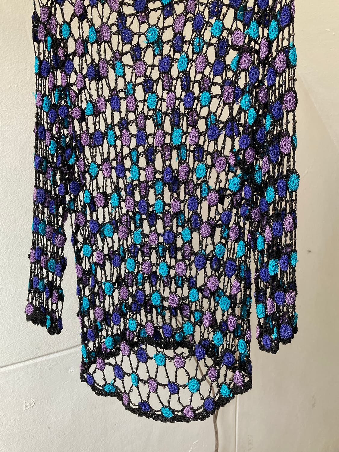 빈티지 그물 뜨개탑 상품이미지3