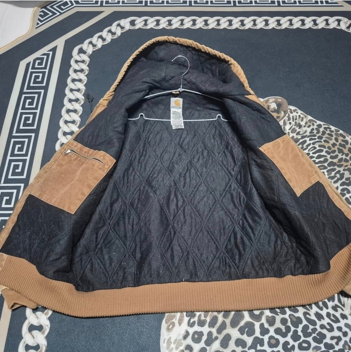 00's 칼하트 디스트레스드 덕 액티브 자켓 J130 BRN 정품 상품이미지6