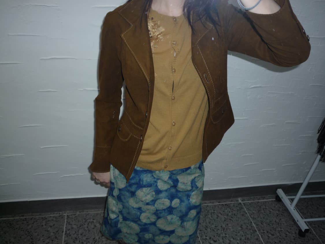 Brown suede stitch jacket 상품이미지7