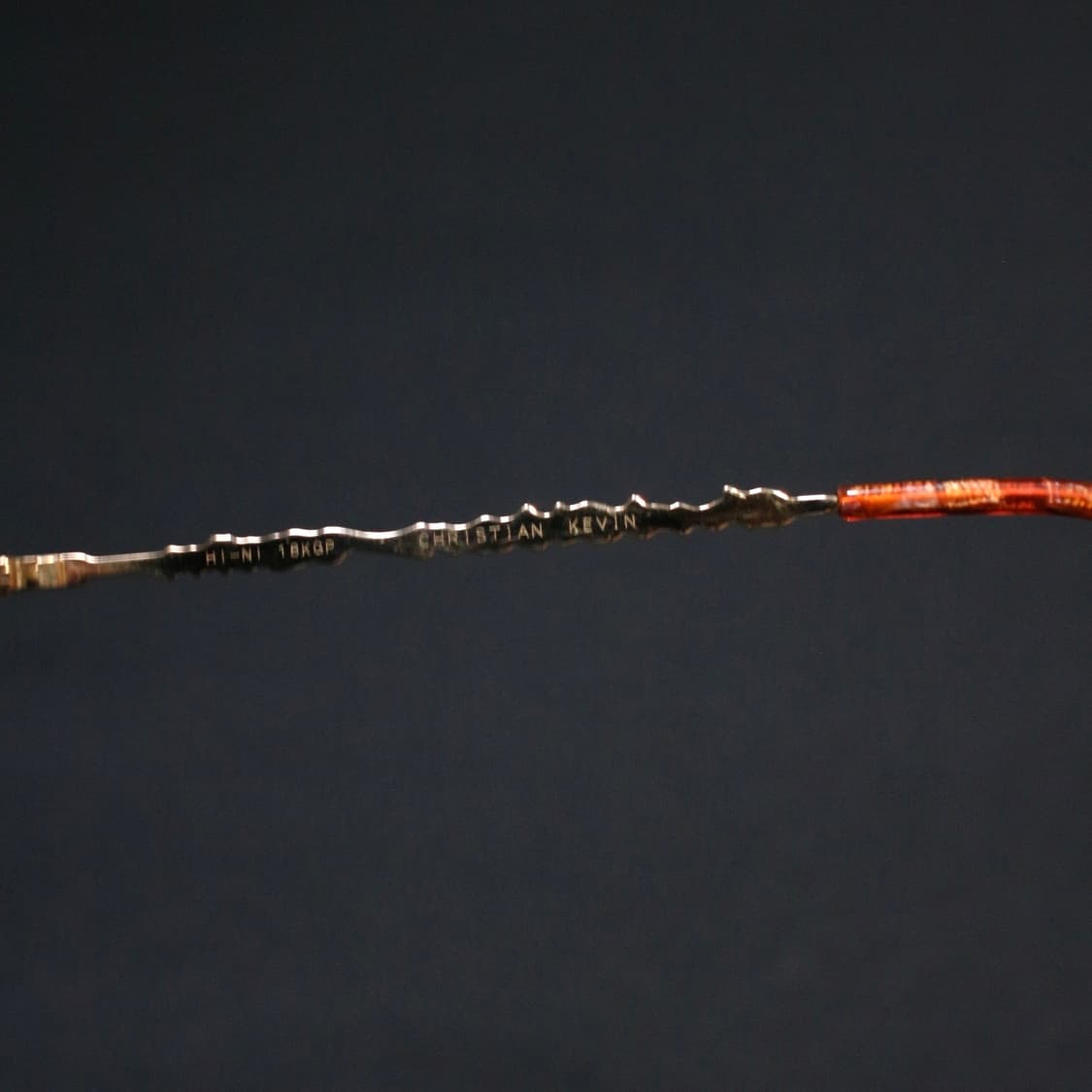 CHRISTIAN KEVIN 로고 금테 안경 상품이미지9