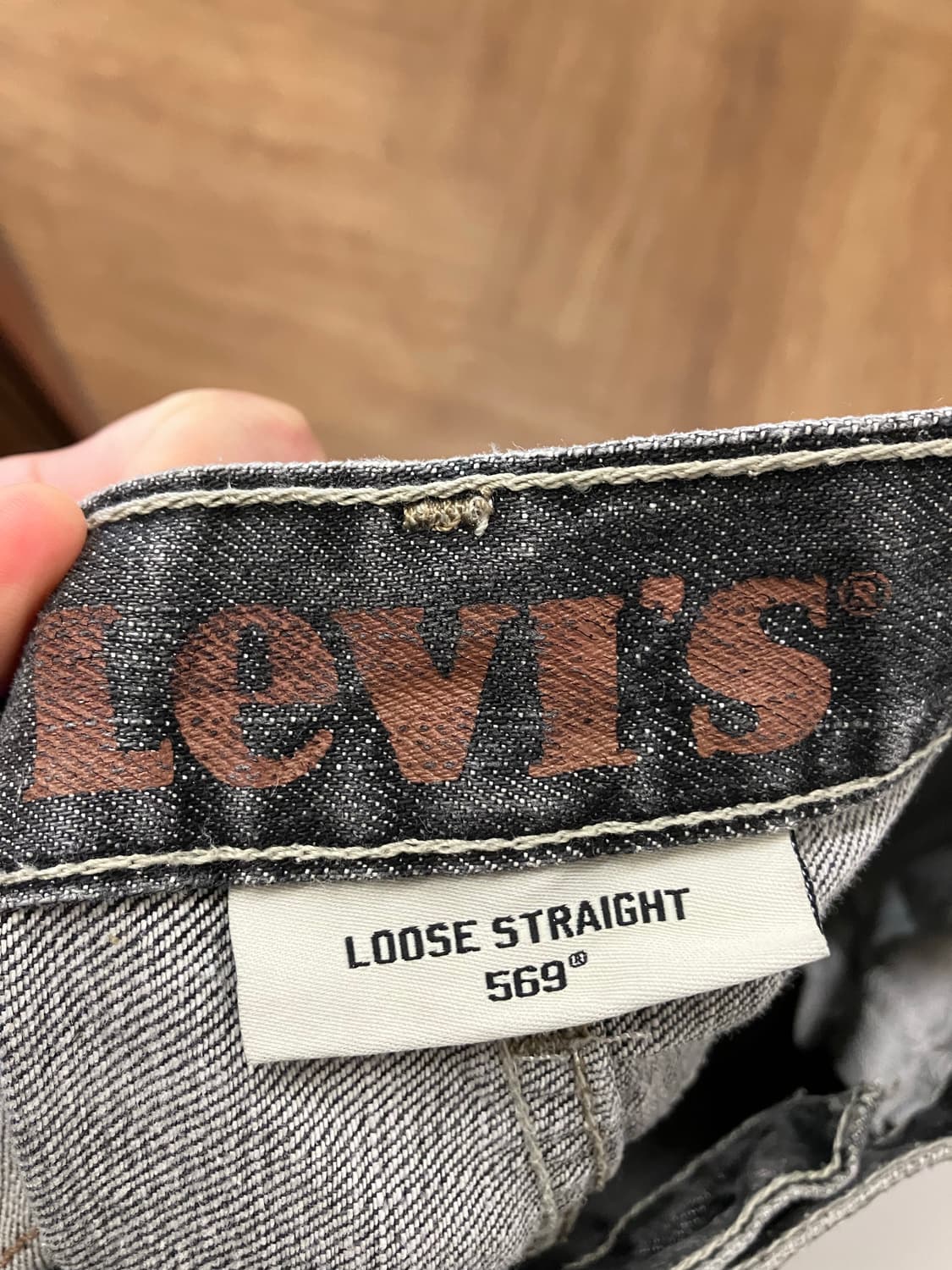 N4 리바이스 569 데님 청바지 팬츠 그레이 상품이미지4