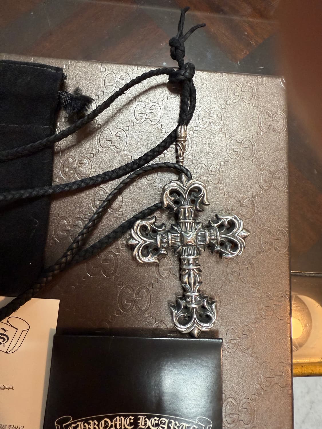 크롬하츠 정품 필리그리크로스 펜던트 라지 대형사이즈 국내에 몇점 없는 물 상품이미지2