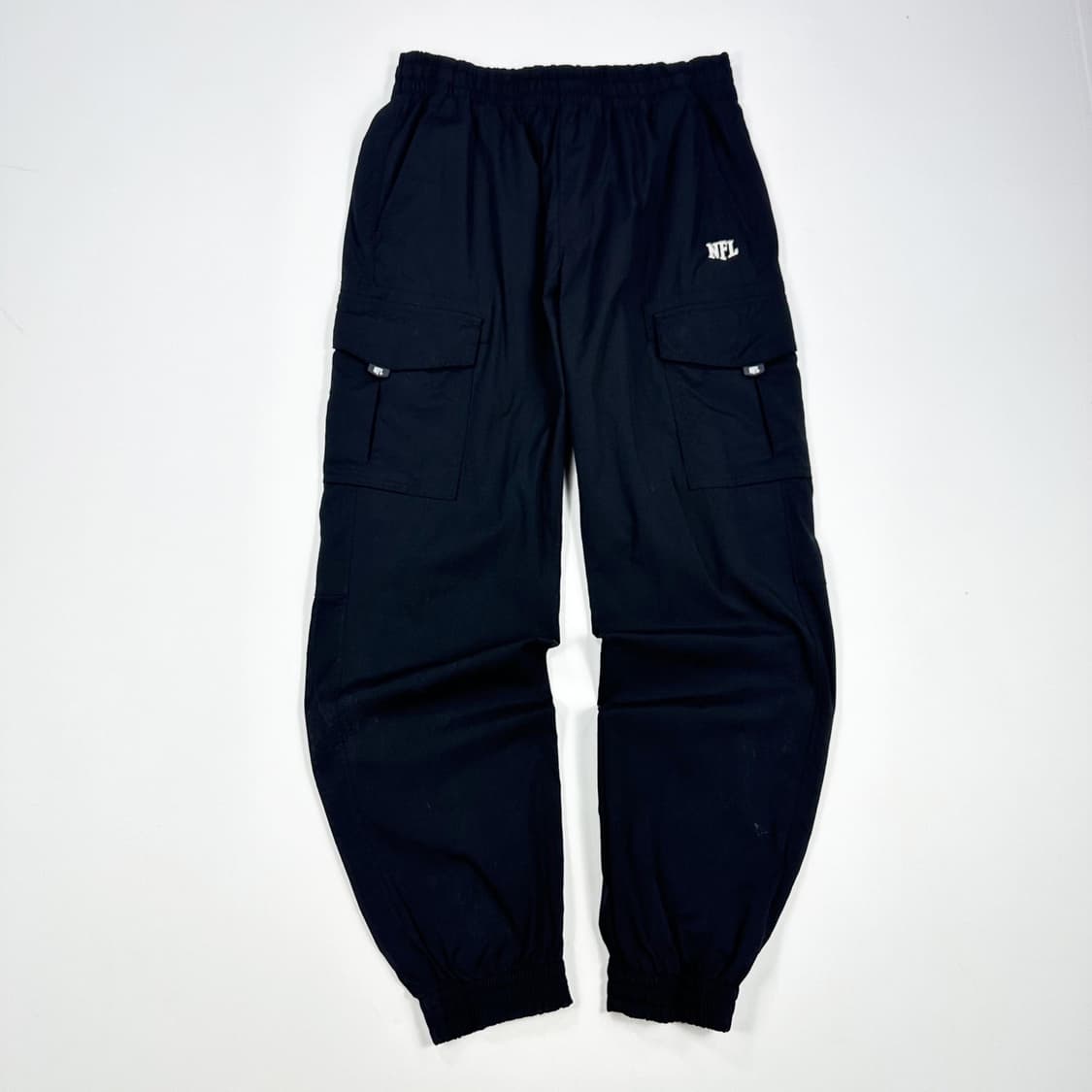 NFL 트레이닝 블랙 카고 우븐 조거팬츠 (M) 상품이미지3