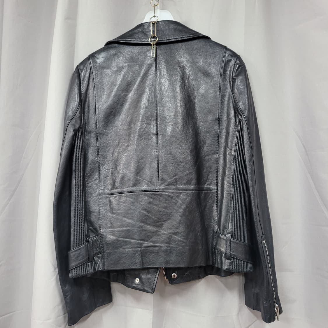 베네통 양가죽 라이더자켓 95 상품이미지4