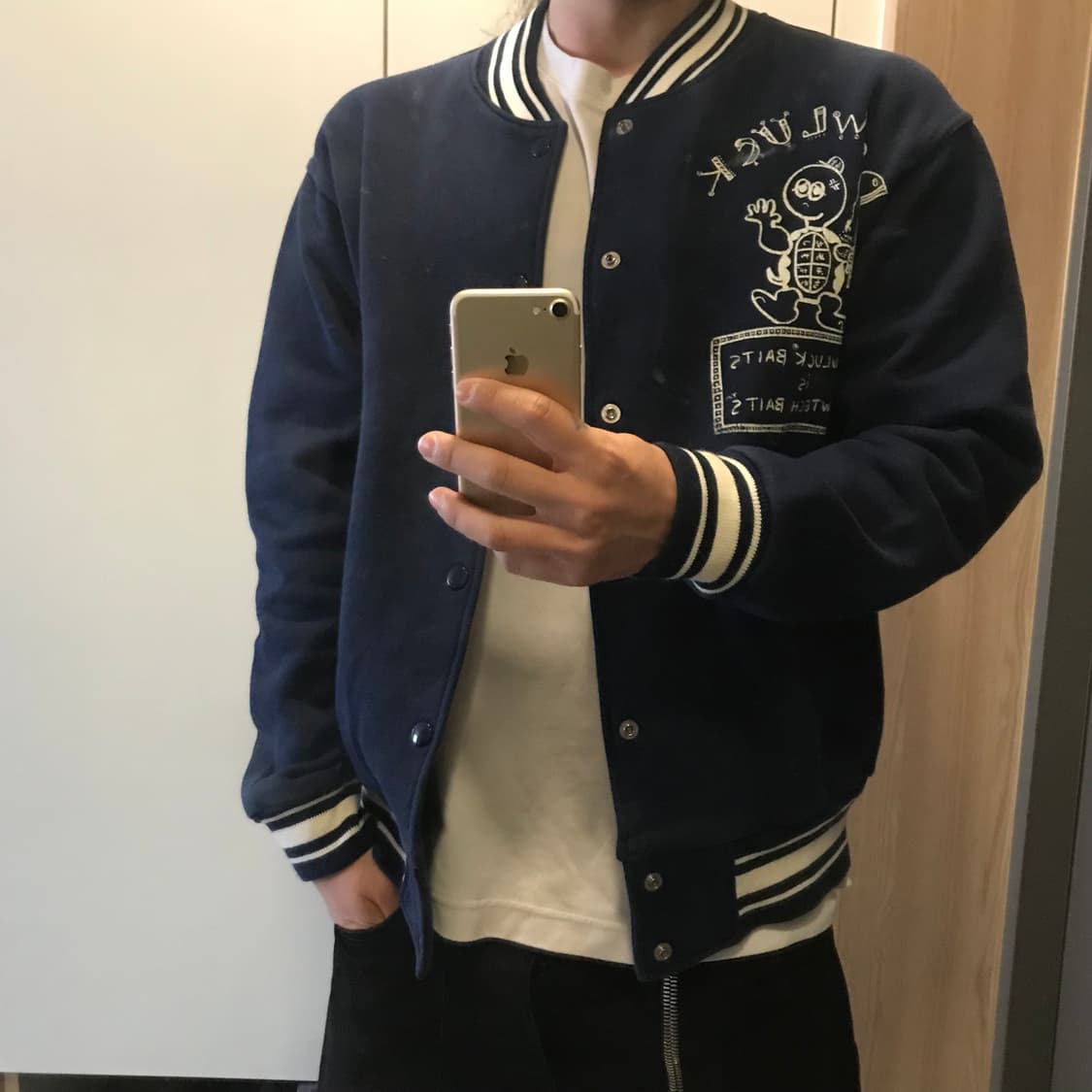 에비수 바시티 자켓 상품이미지1