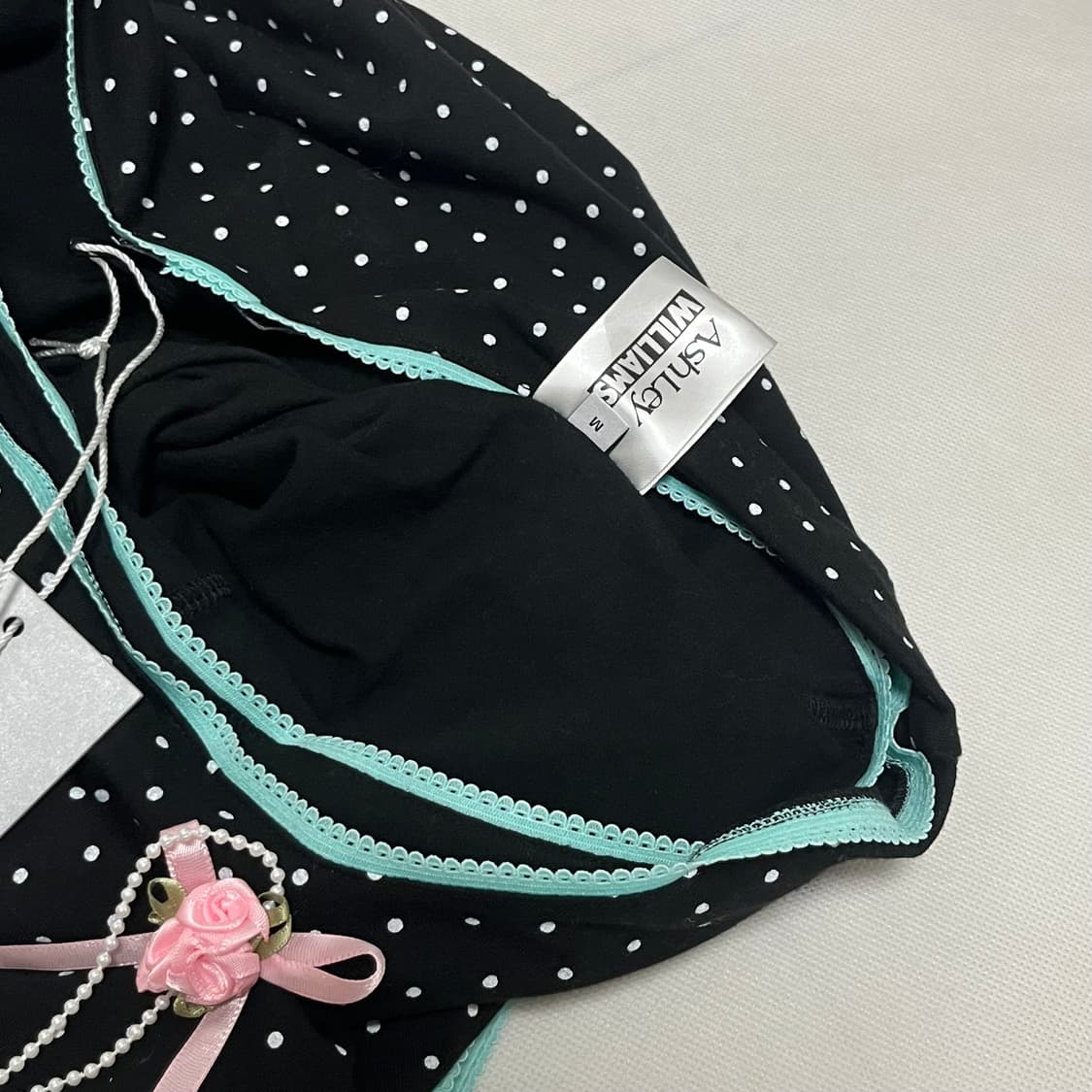 [M]애슐리 윌리엄스 25fw 폴카 도트 쇼츠/블랙 상품이미지3