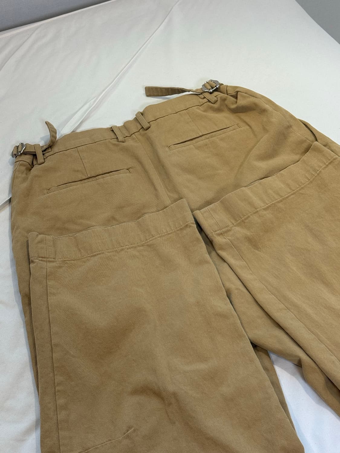 주앙옴므 플리티드 와이드 치노 베이지 M 상품이미지2