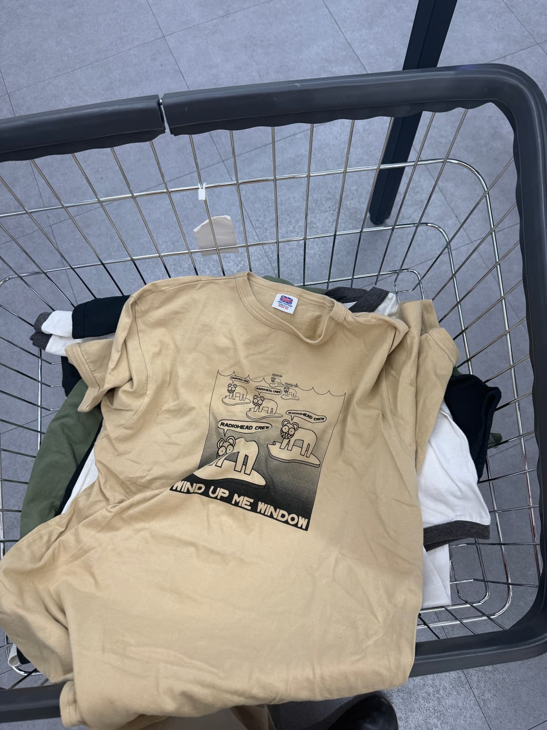 2000/01 라디오헤드 크루 티셔츠 상품이미지1