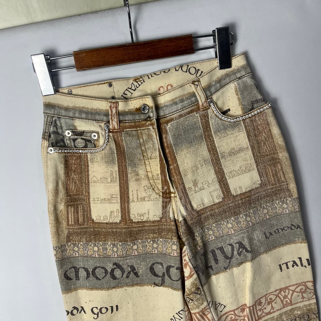 [GK] 지케이 자카드 데님팬츠 상품이미지3