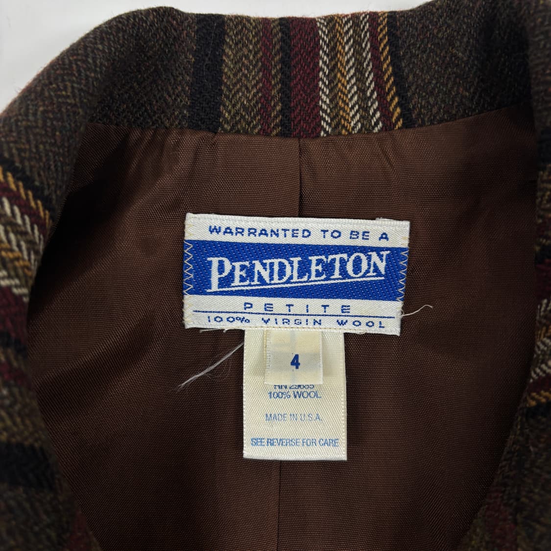 펜들턴 울 체크 자켓 상품이미지7