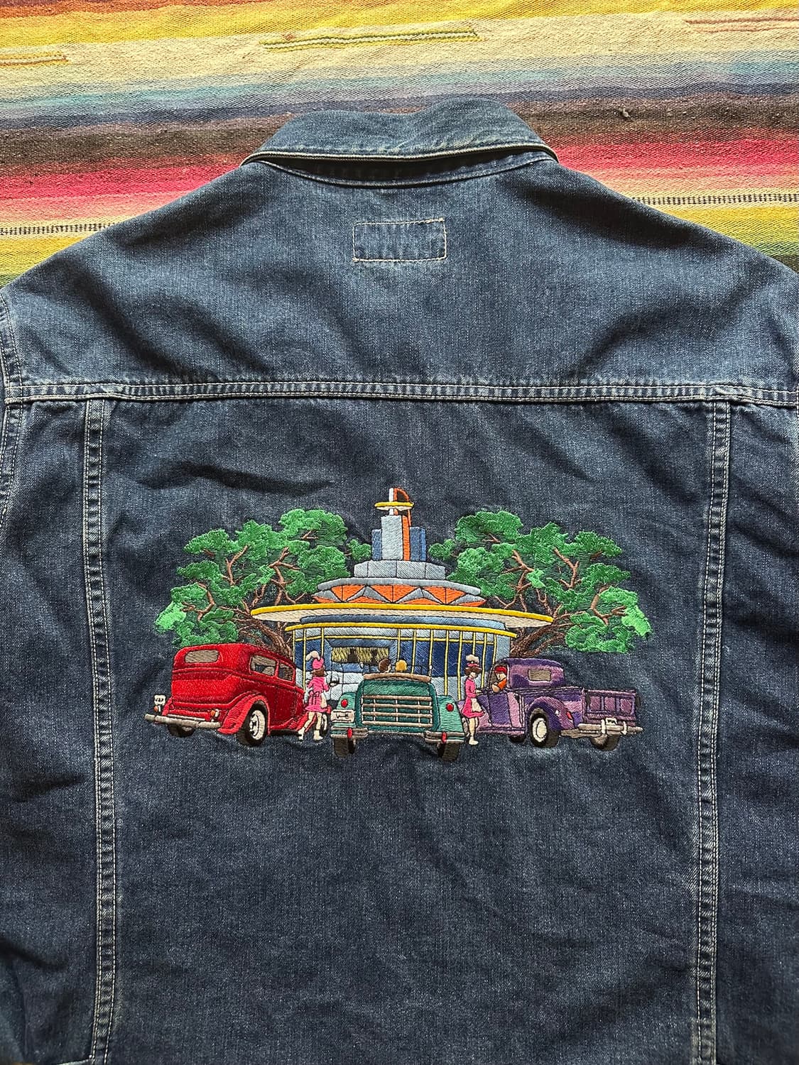 90s USA 빈티지 더블알엘 RRL 엔지니어 데님 자켓 상품이미지8