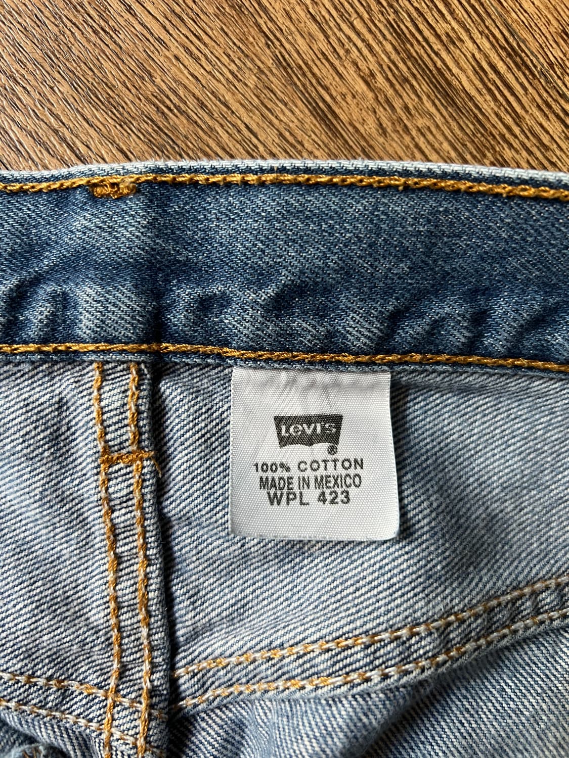 [36]00's 리바이스 USA 501XX 맥시코제 빈티지 워싱 데님팬츠 상품이미지8