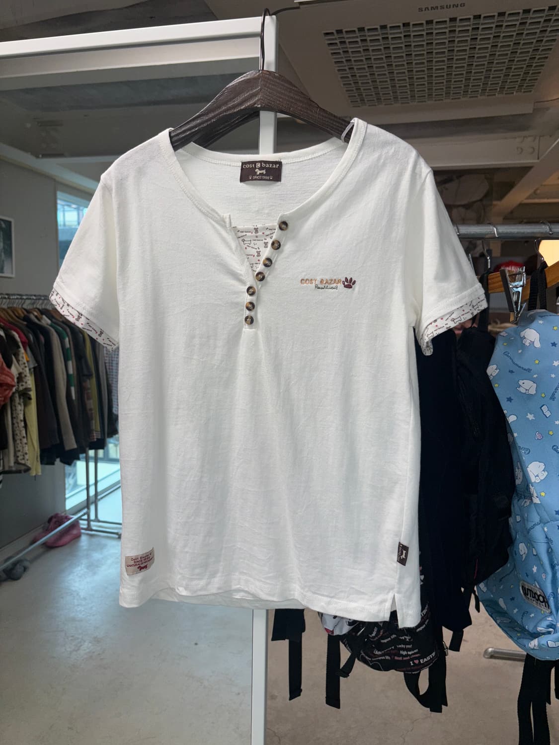 Cost bazar 헨리넥 티셔츠 상품이미지2