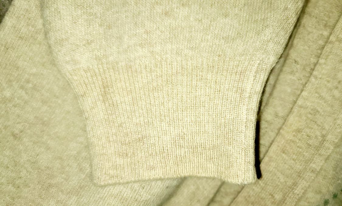 베네통 아가일 울니트 가디건 M(95) 상품이미지8