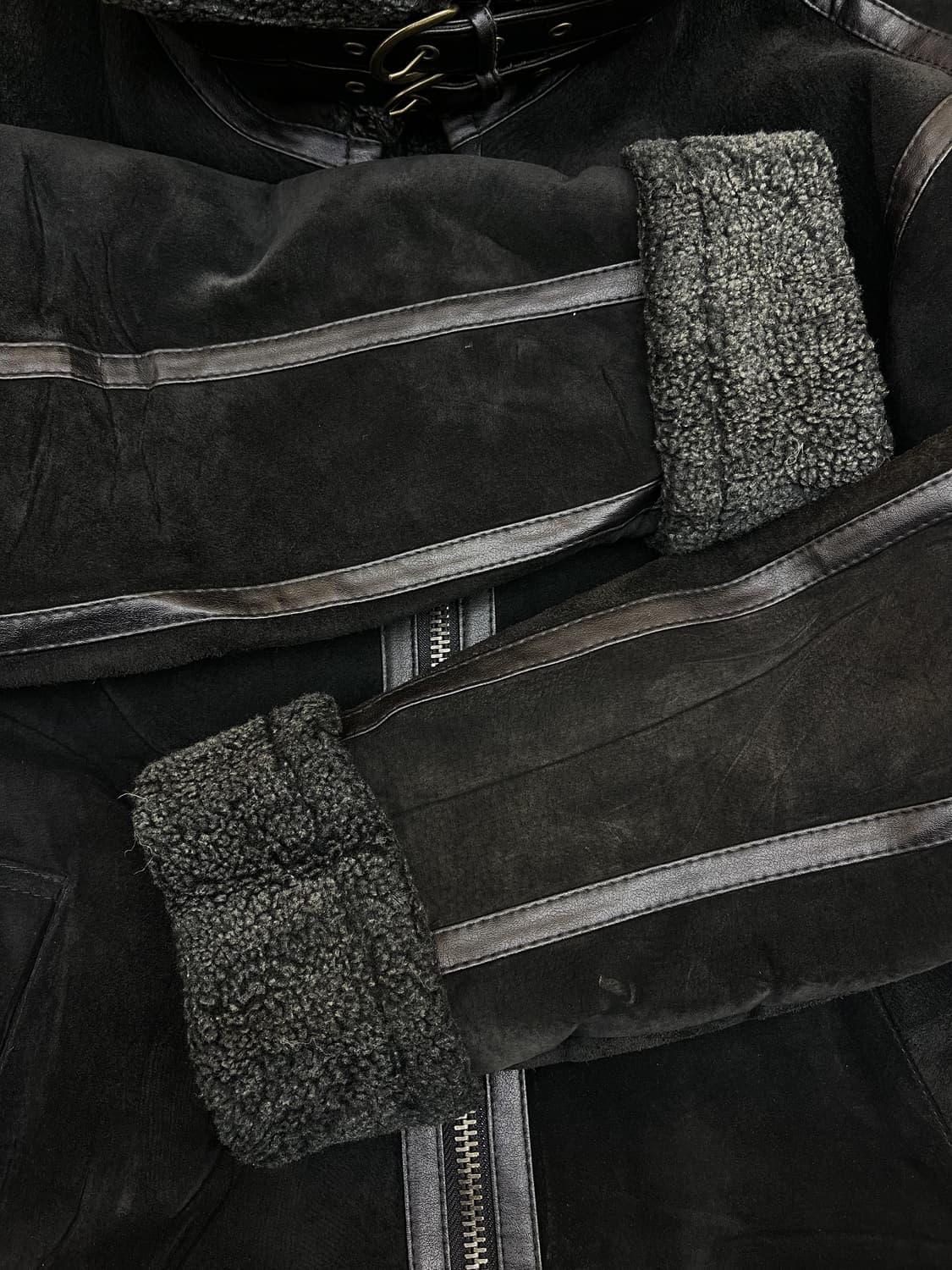 Skin Piler 90s U.S.A.F 타입 B-3 무스탕 상품이미지7