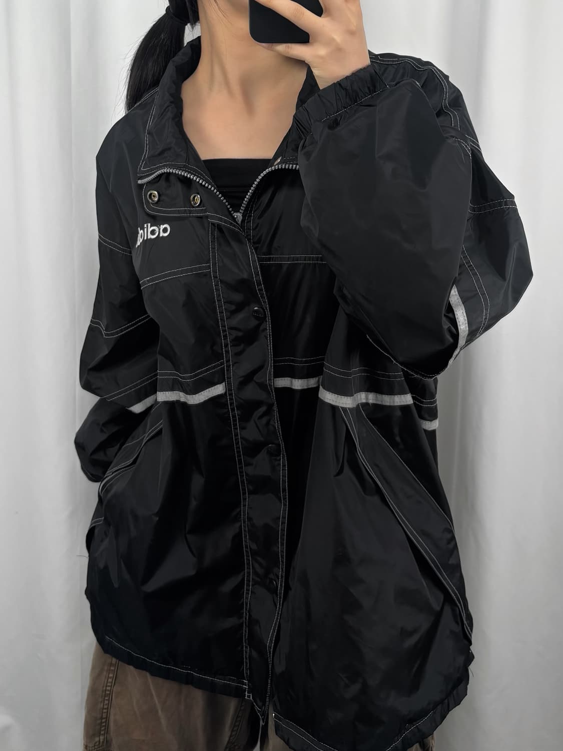 아디다스 올드스쿨 스티치 바람막이 자켓 상품이미지2