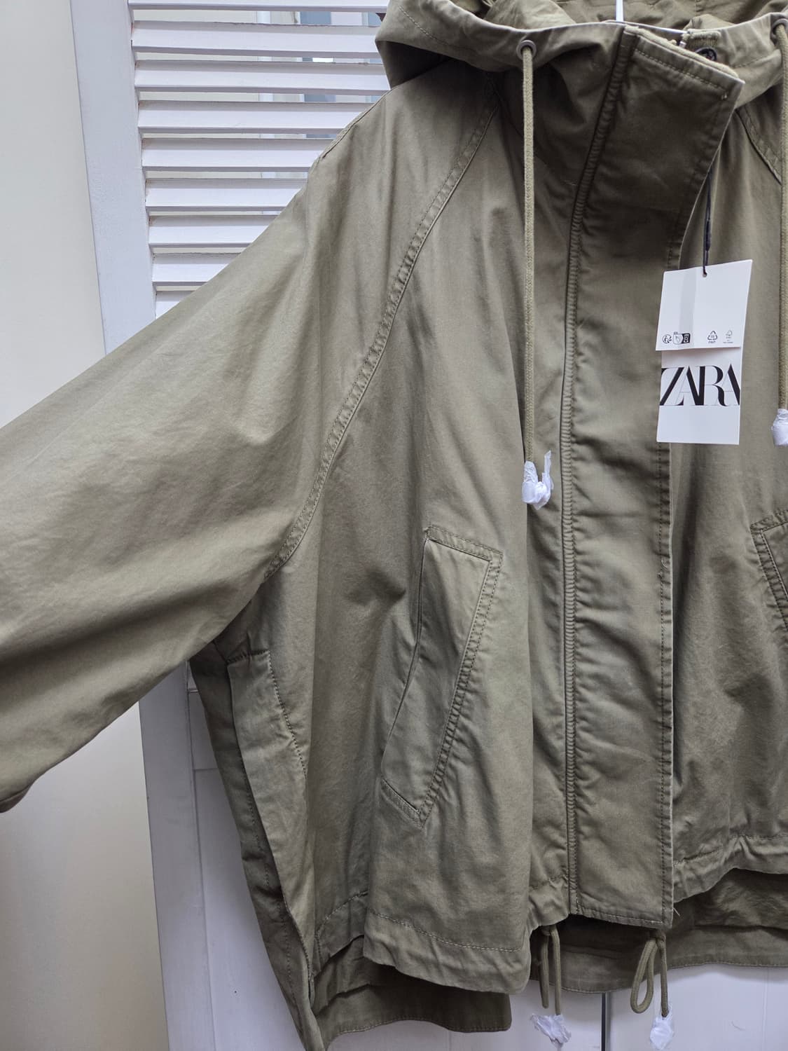 자라 밀리터리 오버사이즈 야상 자켓 상품이미지5