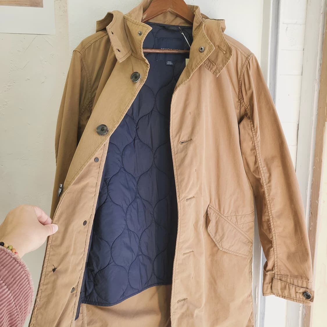 American eagle 누빔내피 야상코트 상품이미지7