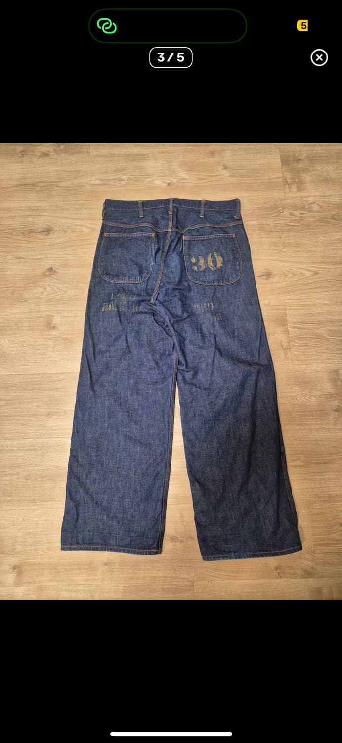 Bowwow바우와우 LBPD 프리즈너 데님팬츠 상품이미지3