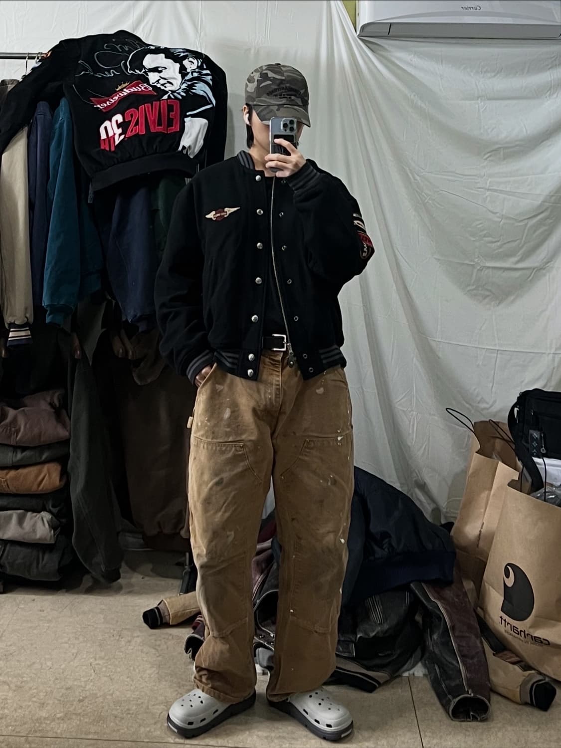 할리데이비슨 블루종 바시티자켓 상품이미지4