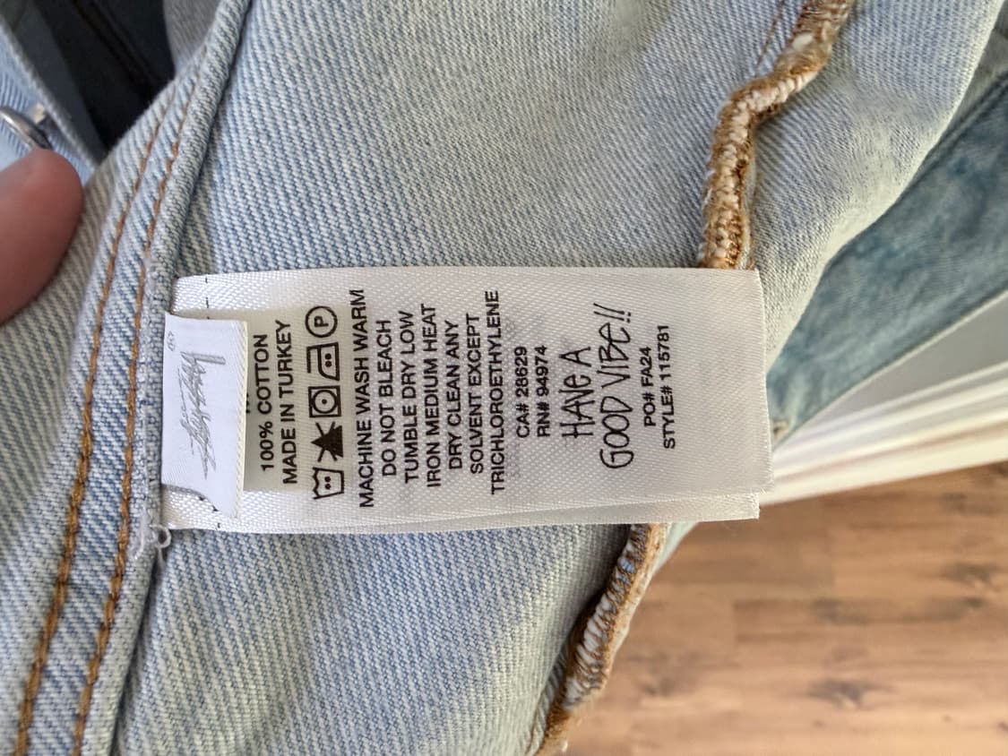 스투시 연청 트러커 자켓 상품이미지3