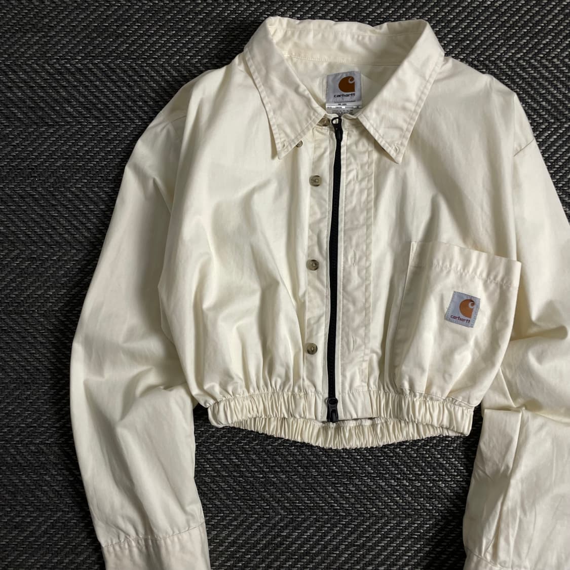 칼하트 크롭 리메이크 투웨이 셔츠 자켓y 3281 상품이미지4