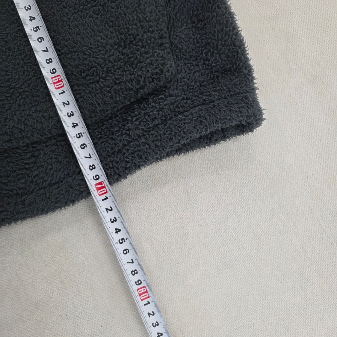 L 오프화이트 양털 덤블 후리스 후드티 0224J 상품이미지5