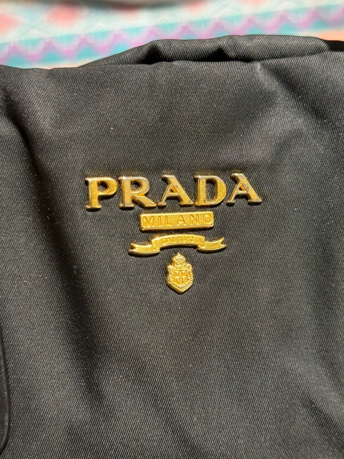 프라다 블랙 포코노 나일론 투웨이 토트백 상품이미지7