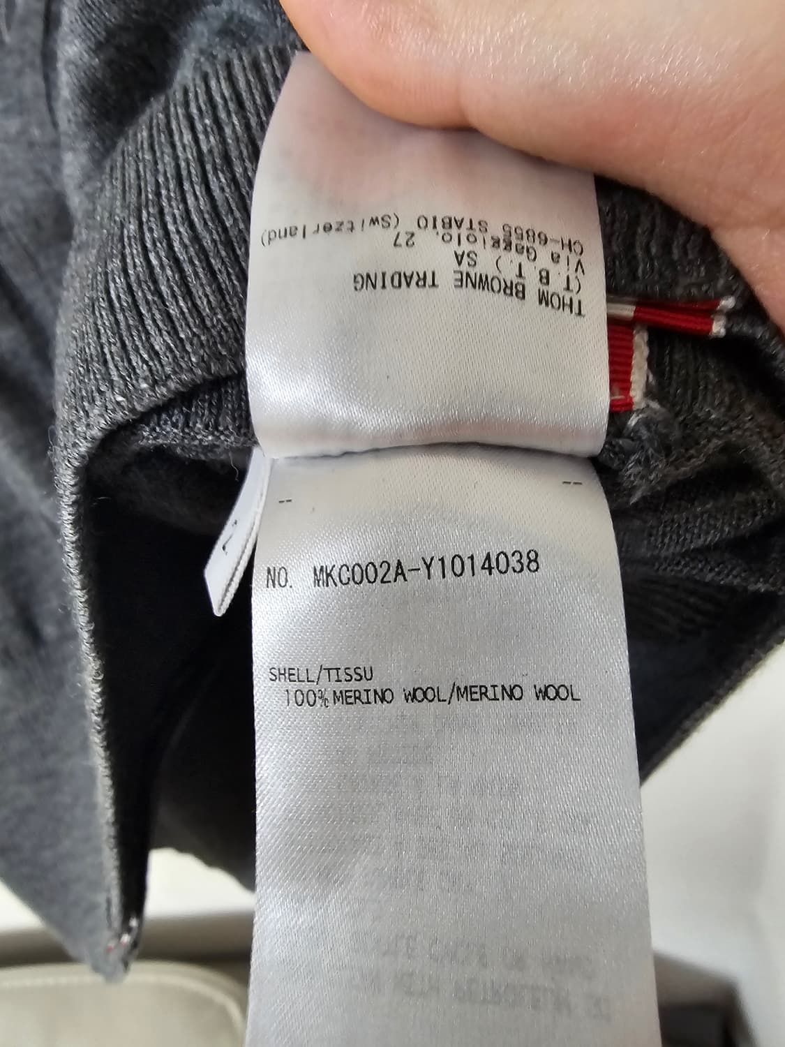 톰브라운 24ss  메리노 울 가디건(새상품급/2) 상품이미지9