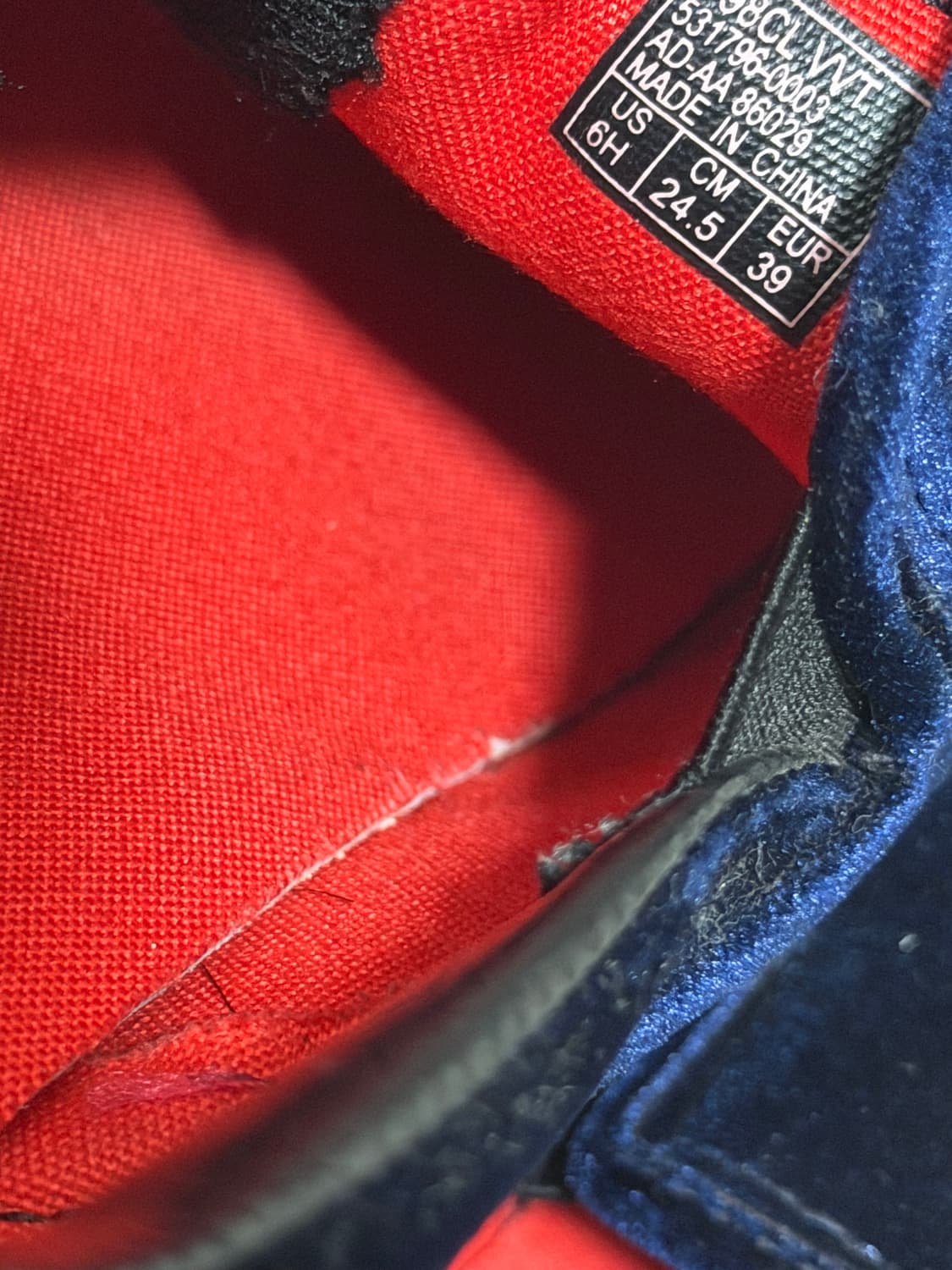 반스 벨벳 슬립온 상품이미지2