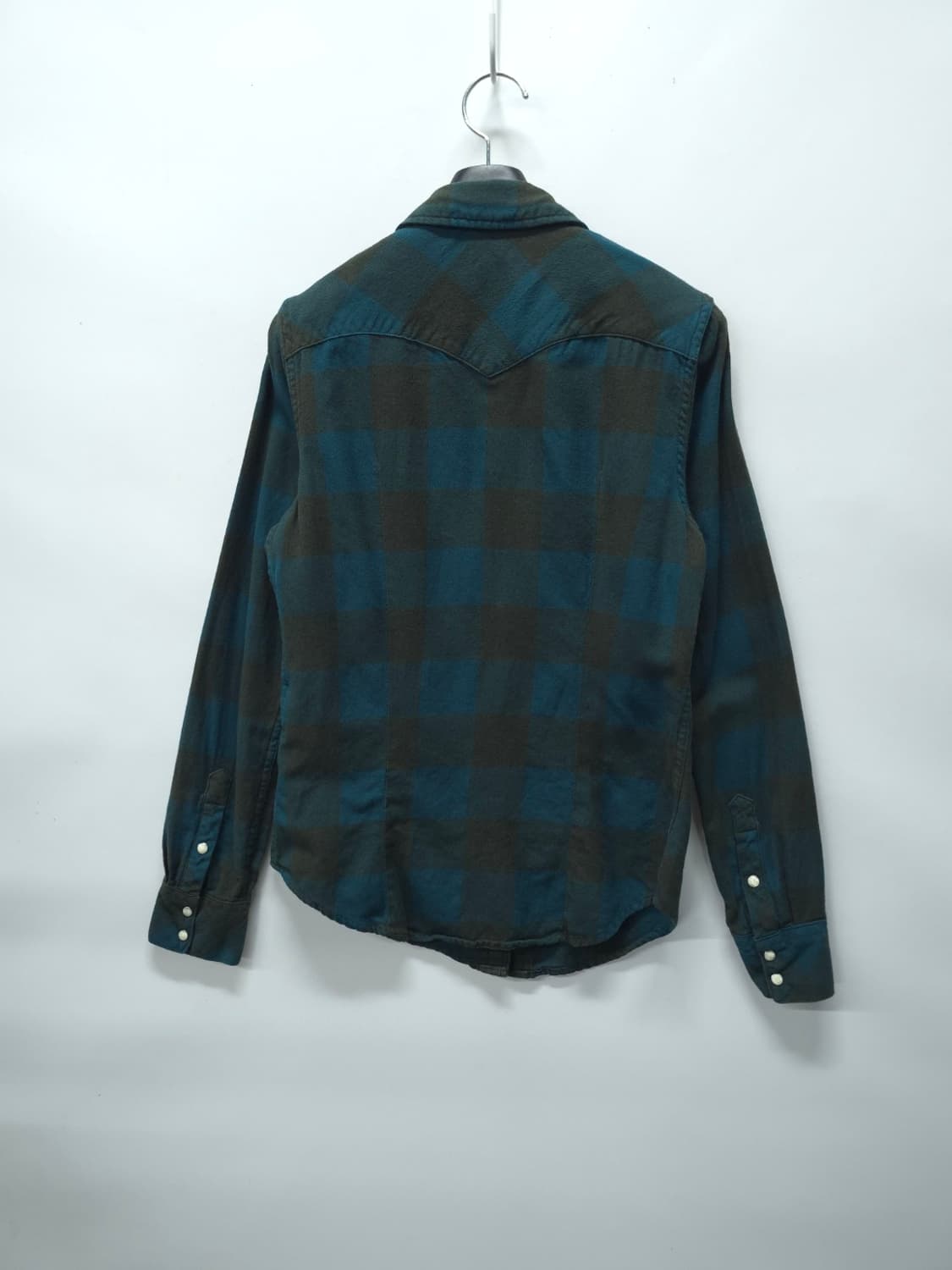 리바이스 그린체크 웨스턴 셔츠 (여성XS) 상품이미지8