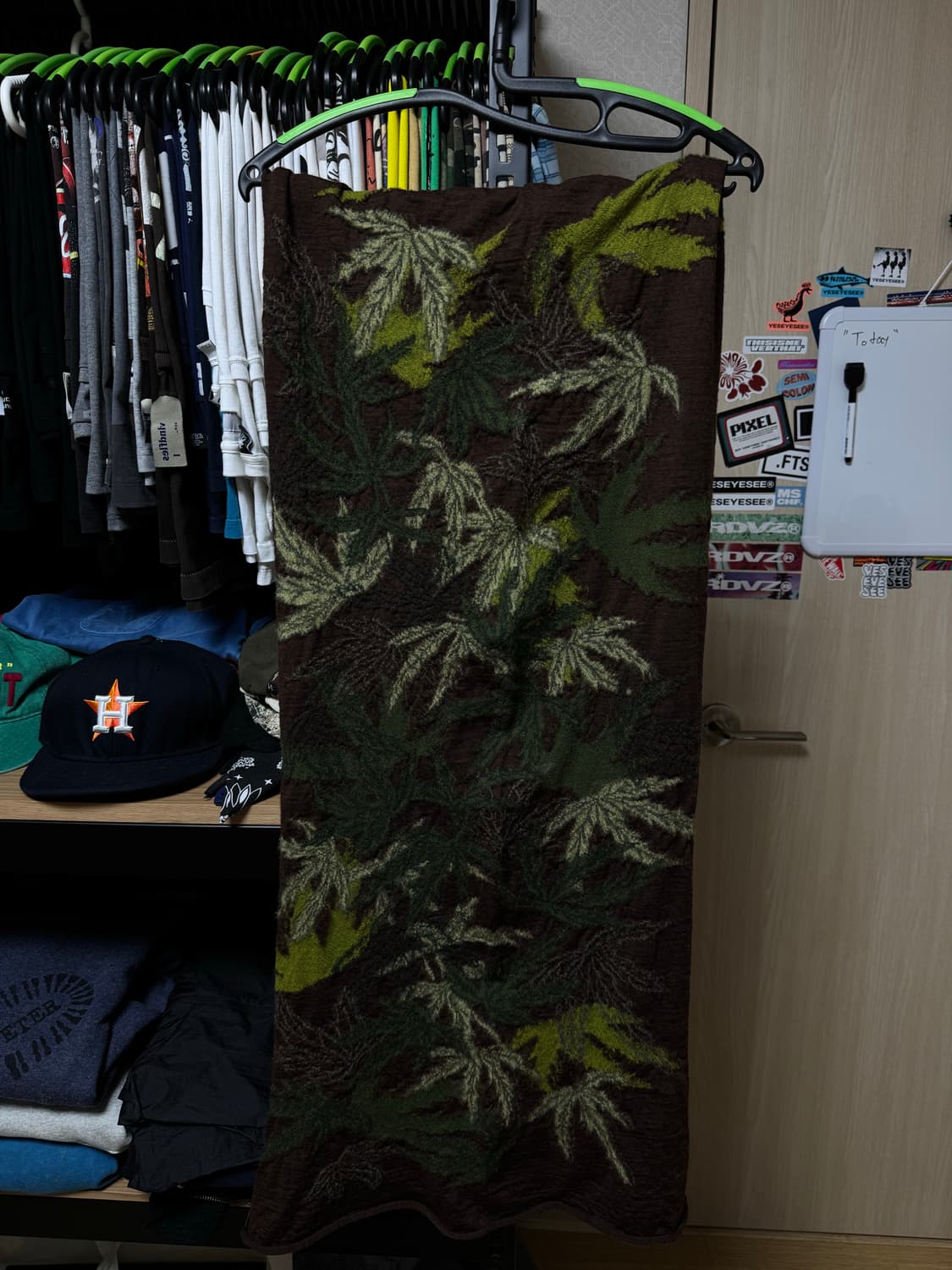 [OS] 캐피탈 축융울 대마 야자수 머플러 상품이미지1