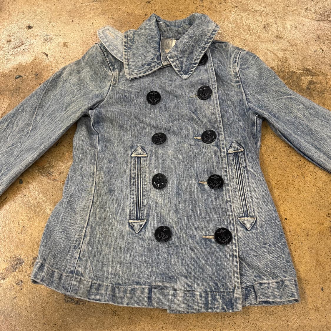 [정품/XS] 데님앤서플라이 랄프로렌 더블 데님 자켓 b8 상품이미지3