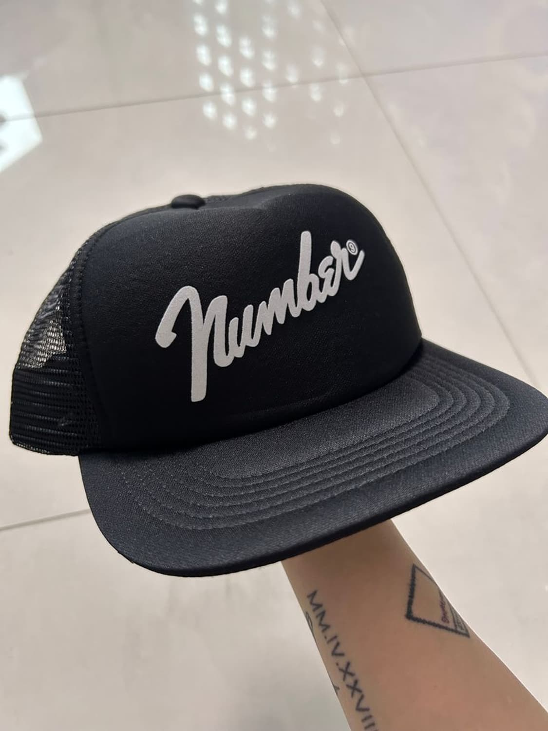 PRINTED MESH C 넘버9 프린트 메쉬 캡 상품이미지1