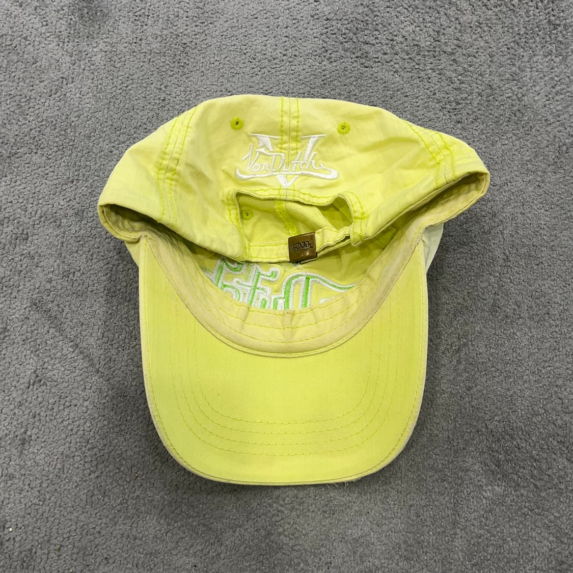 본더치 VON DUTCH 캡모자 레몬색 상품이미지4