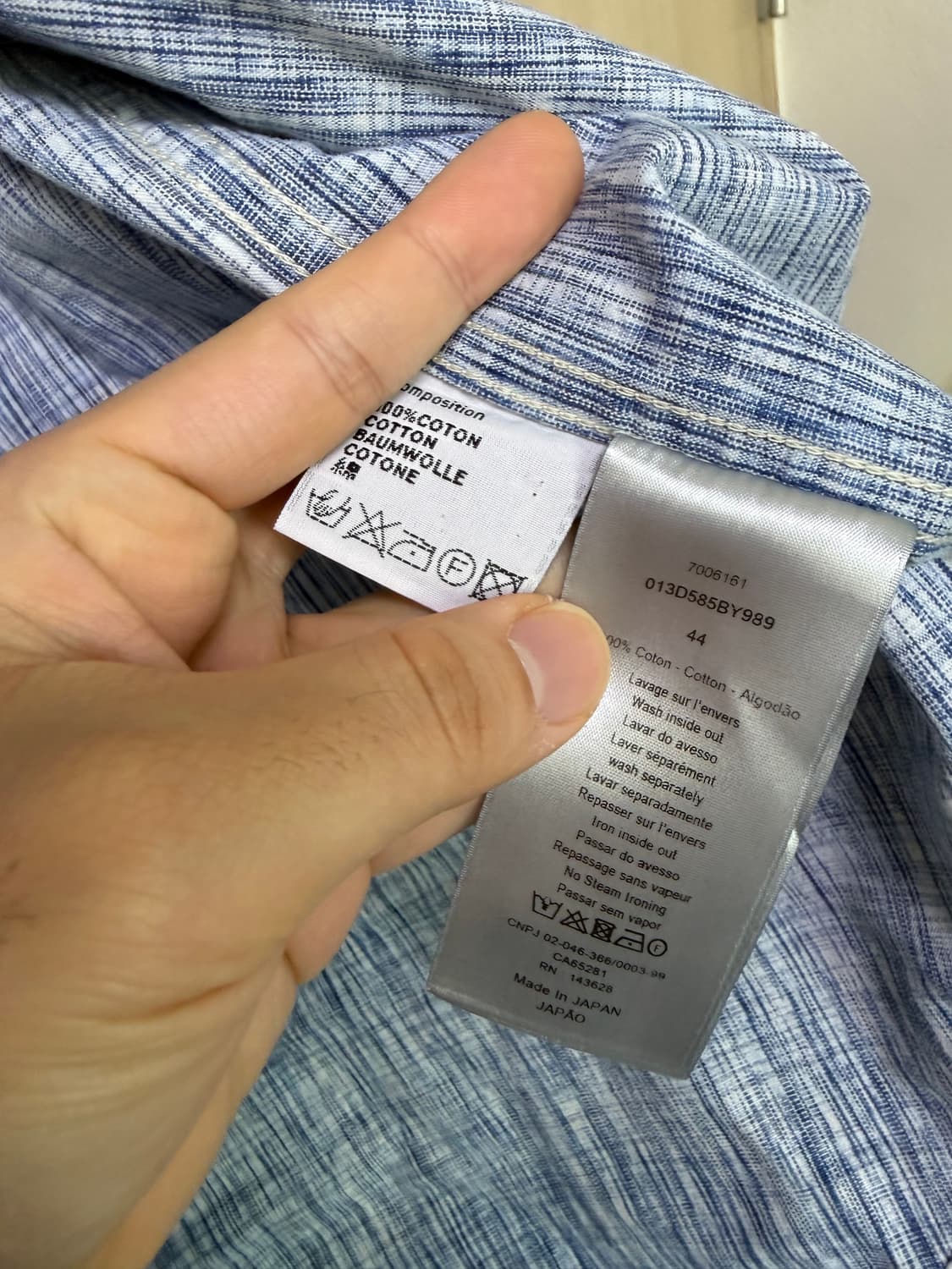 [44] 디올 카스리 오버셔츠 데님자켓 상품이미지5