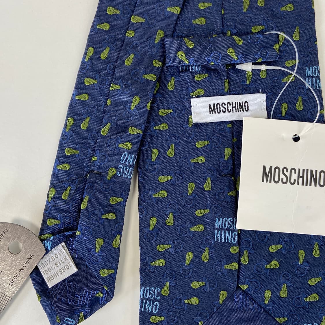 택달린 모스키노 (MOSCHINO) 명품 정품 넥타이 상품이미지6