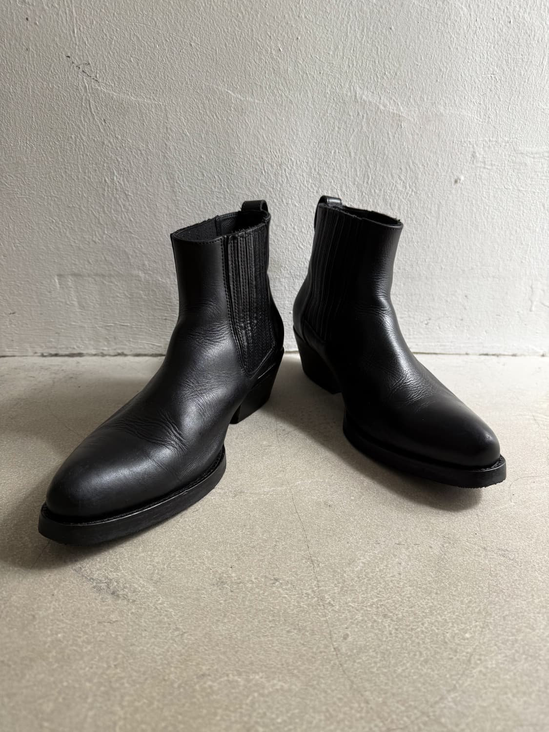 OUR LEGACY LEATHER CUBAN BOOTS 상품이미지5