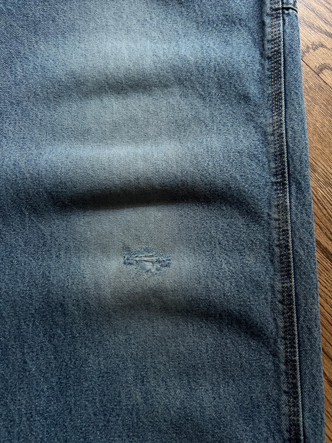 [36]칼하트 USA 덩가리핏 빈티지 워싱 싱글니 카펜터 워크 데님 팬츠 상품이미지4