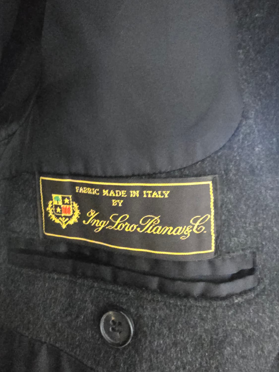 아카이브 로로피아나 원단 코트 L 상품이미지7