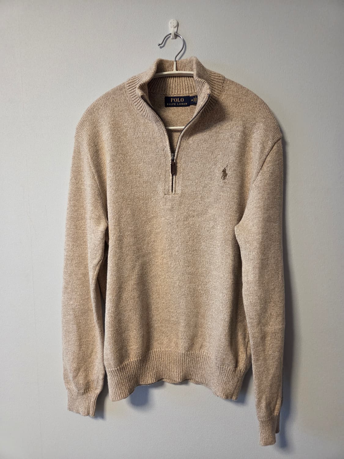 폴로 랄프로렌 모크넥 반집업 스웨터 상품이미지1