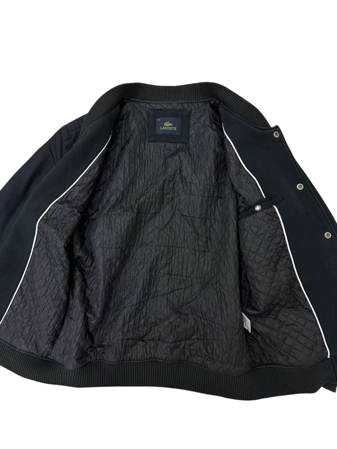 라코스테 누빔 스타디움자켓 블랙 (L,50)  상품이미지8