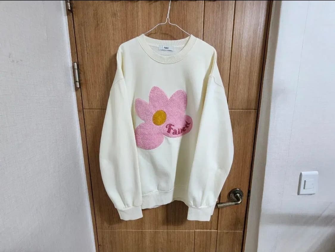 (XL)팔렛 부클 플라워 맨투맨 기모 상품이미지1