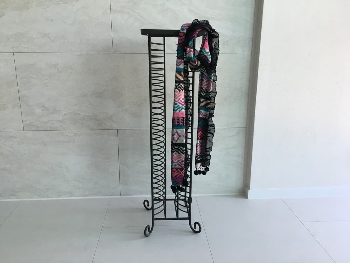 ethnic knit ruffle scarf 상품이미지1