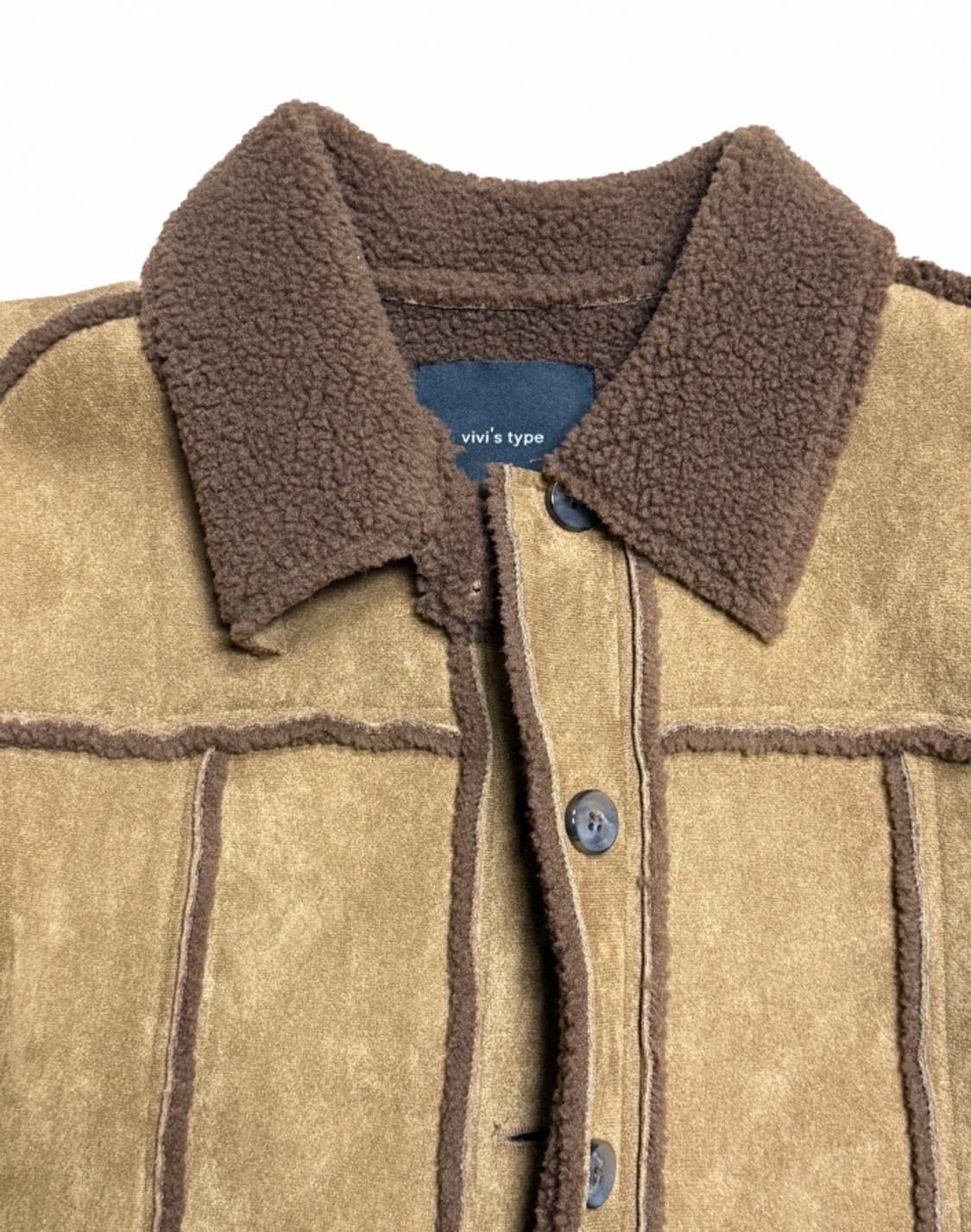 스웨이드 브라운 자켓 상품이미지3