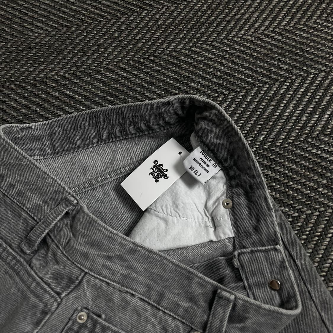 빈티지 우먼스 커팅 데님 숏 팬츠o 3325 상품이미지4