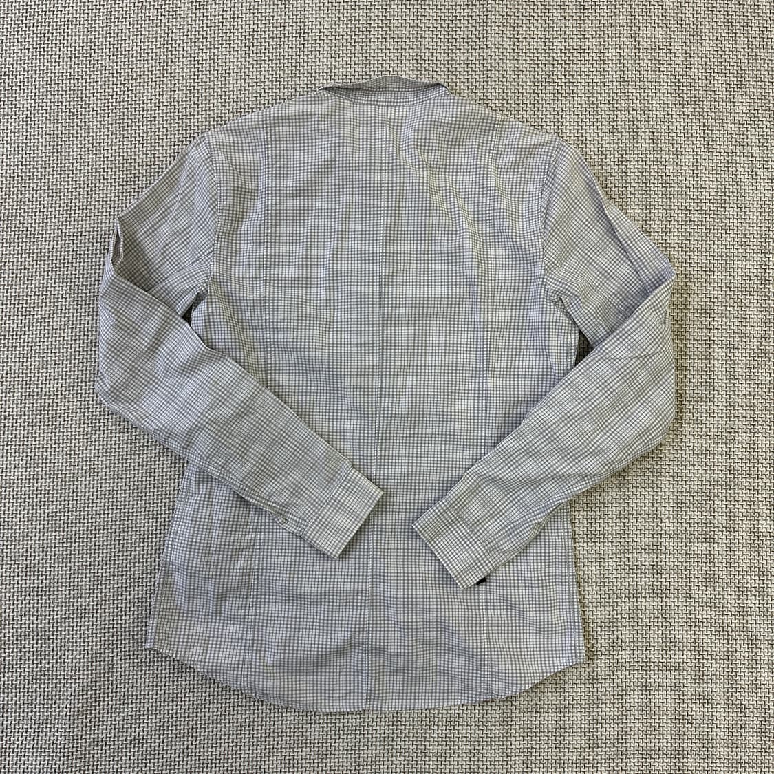 S DKNY 그레이 긴팔 체크 셔츠 0427D 상품이미지4