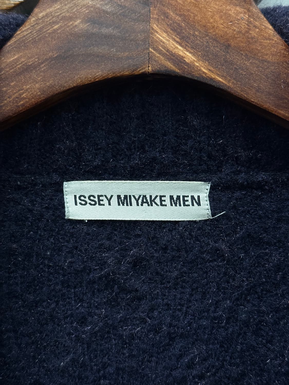 M) Issey Miyake Men Wool Shawl Collar Ca 상품이미지7